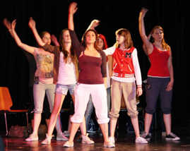 Showing der Musical School auf der Tufa-Bühne.